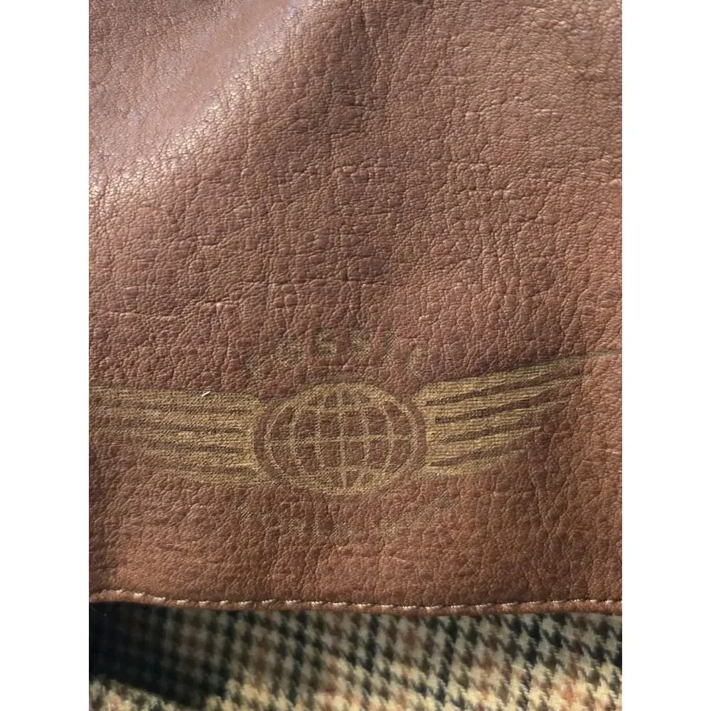 Fossil Brown Leather Messenger Bag 16